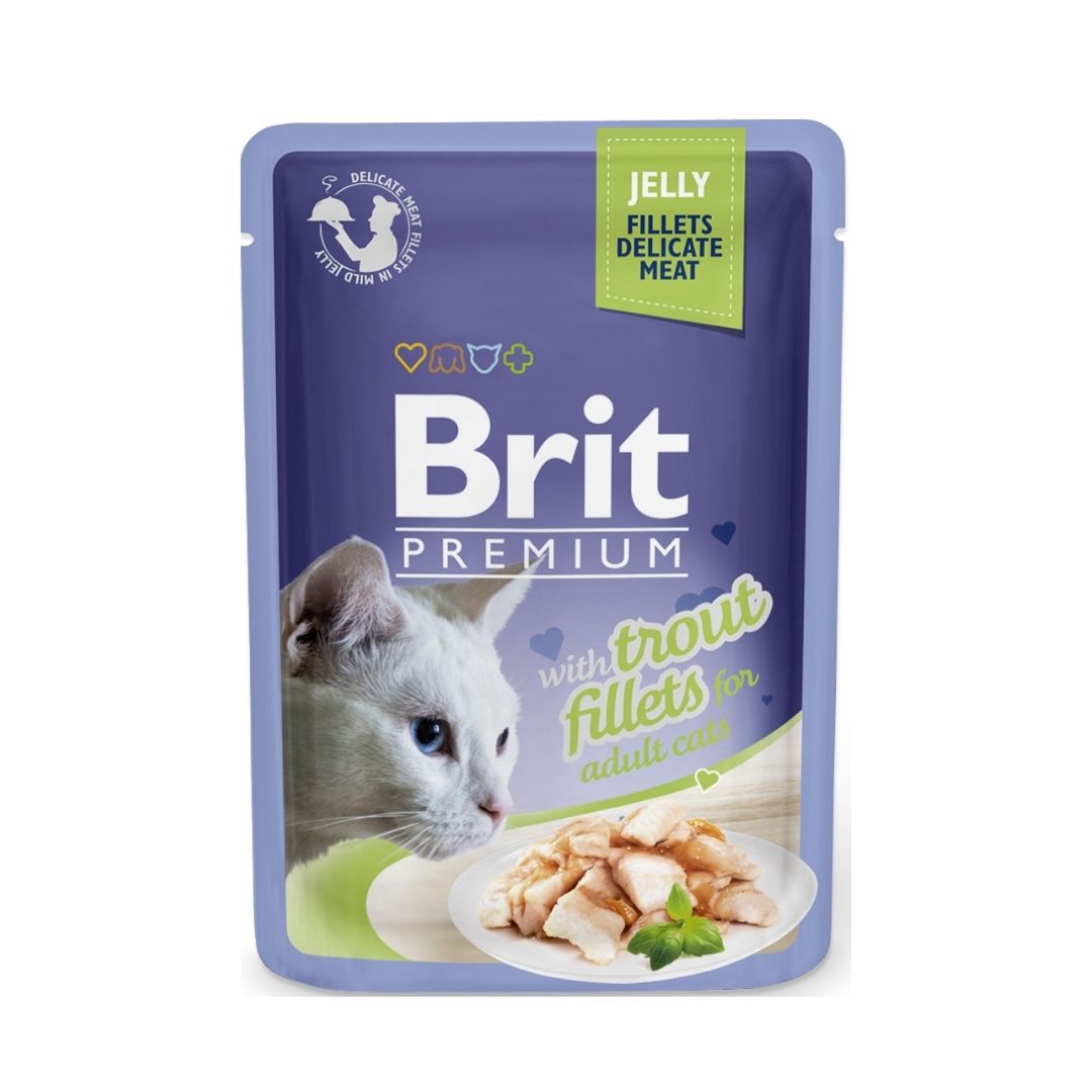 Brit Jelly Pouch Trout Fillets 85g