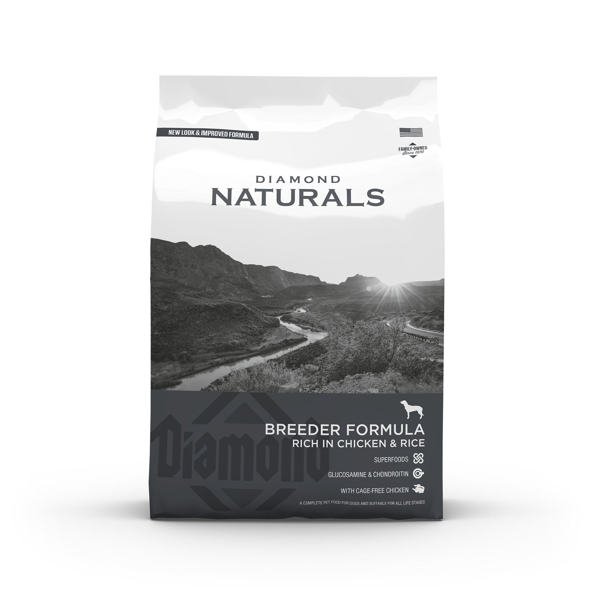 Diamond Natural's Breeder Formula Dog Food – Chicken & Rice – 20Kg