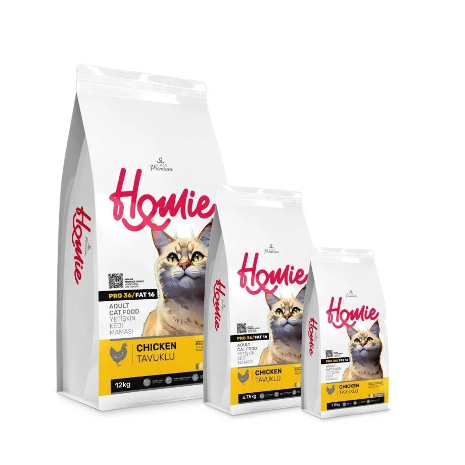 Homie Pro 36 Super Premium Low Grain Adult Cat Food - Chicken