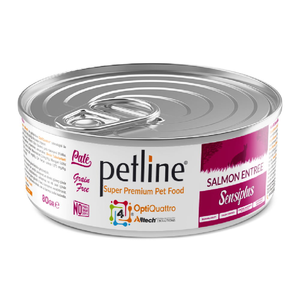 Petline Salmon Sensiplus Wet Food Tin - 80g
