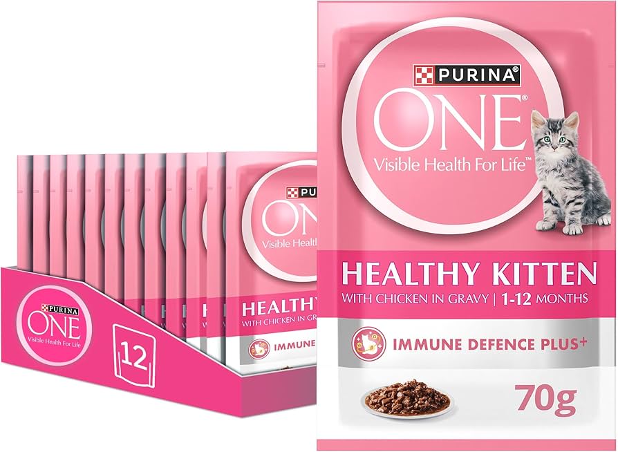 Purina One Kitten Chicken Jelly Pouch 70g