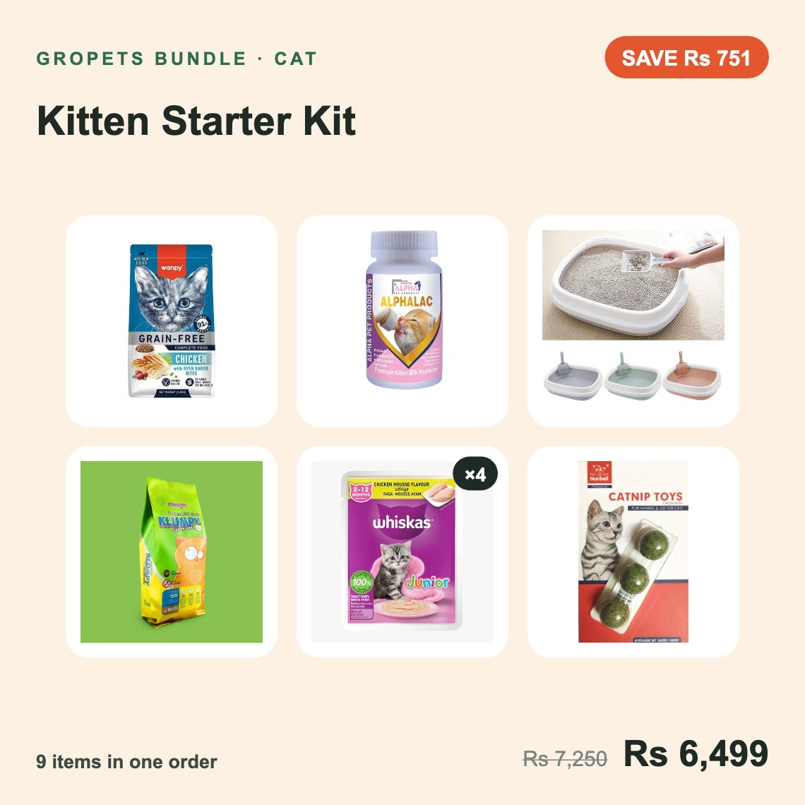 Kitten Starter Kit bundle
