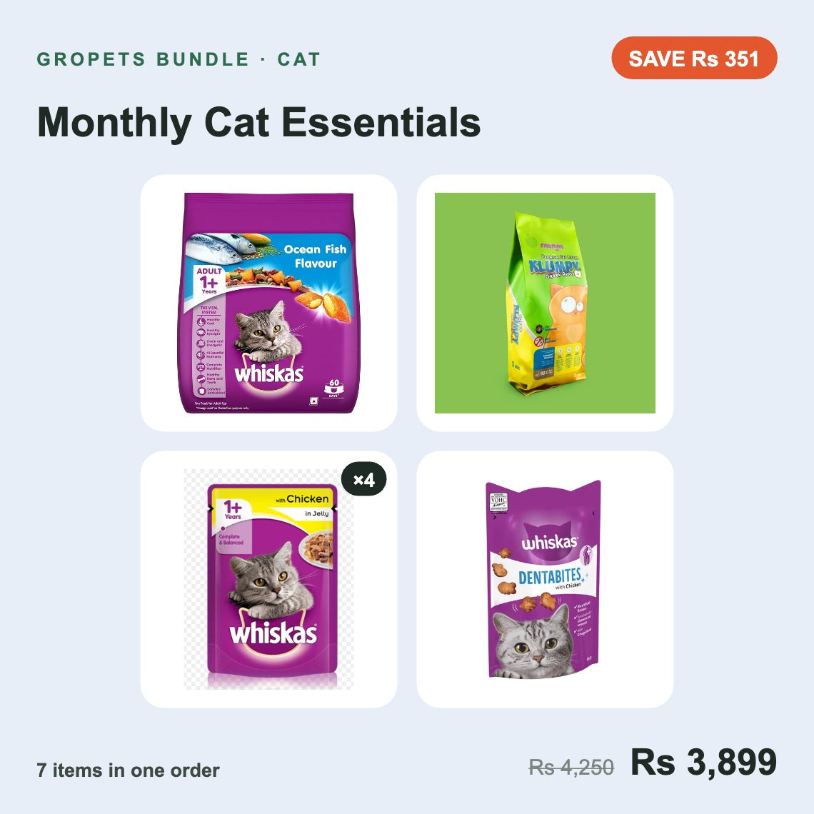 Monthly Cat Essentials bundle